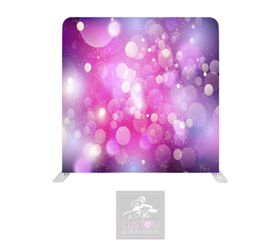 Pink Sparkle Lycra Pillowcase Backdrop Cover (DOUBLE SIDED) 