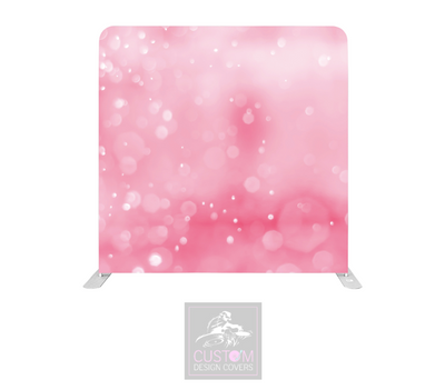Pink Bokeh Lycra Pillowcase Backdrop Cover