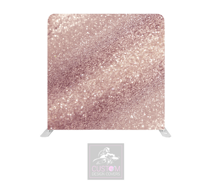 Pink Sparkle Dust Lycra Pillowcase Backdrop Cover (DOUBLE SIDED)