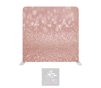 Rose Gold Bokeh Lycra Pillowcase Backdrop Cover
