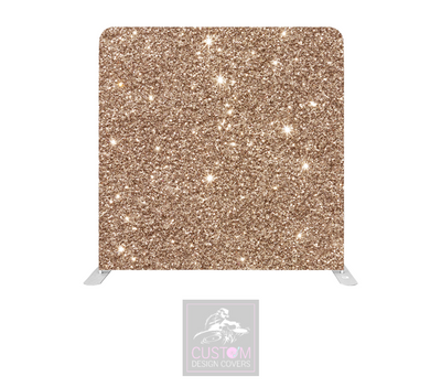 Champagne Sparkle Lycra Pillowcase Backdrop Cover (DOUBLE SIDED)