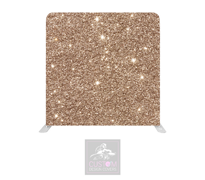 Champagne Sparkle Lycra Pillowcase Backdrop Cover (DOUBLE SIDED)
