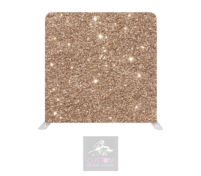 Champagne Sparkle Lycra Pillowcase Backdrop Cover (DOUBLE SIDED)
