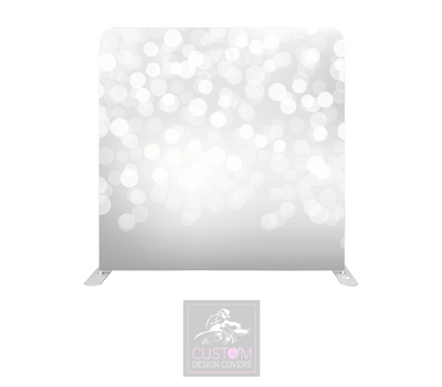 Grey Bokeh Lycra Pillowcase Backdrop Cover