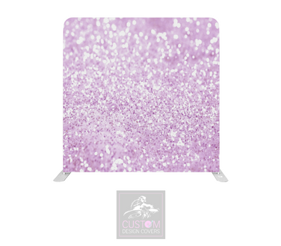 Pink Sparkle Effect Lycra Pillowcase Backdrop Cover