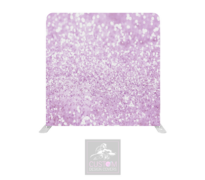 Pink Sparkle Effect Lycra Pillowcase Backdrop Cover