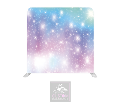 Unicorn Sparkle Lycra Pillowcase Backdrop Cover (DOUBLE SIDED)