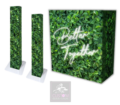 Spiraea Leaves Better Together Lycra DJ Booth Cover (PACKAGE BUNDLE) - TRUSS