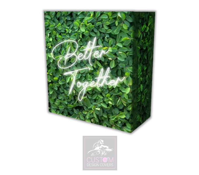 Spiraea Leaves Better Together Lycra DJ Booth Cover (PACKAGE BUNDLE)