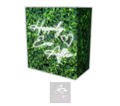 Spiraea Leaves Happily Ever After Lycra DJ Booth Cover
