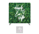 Happily Ever After Neon on Spiraea Leaves Pillowcase Backdrop Cover