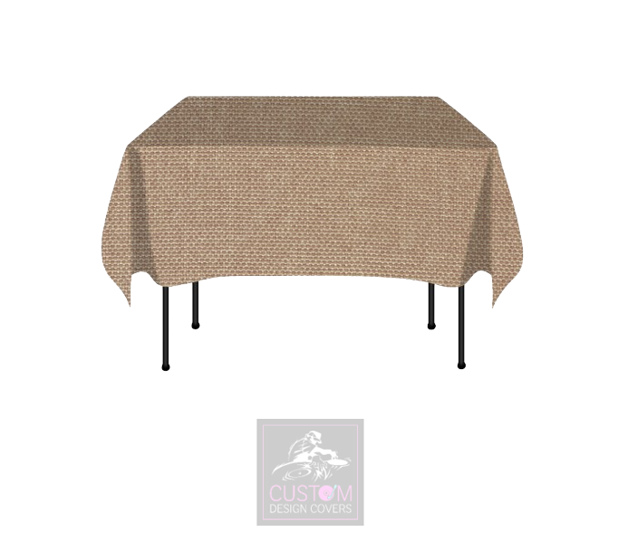 Hessian Square Table Cover