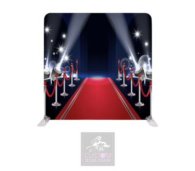 Red Carpet Lycra Pillowcase Backdrop Cover