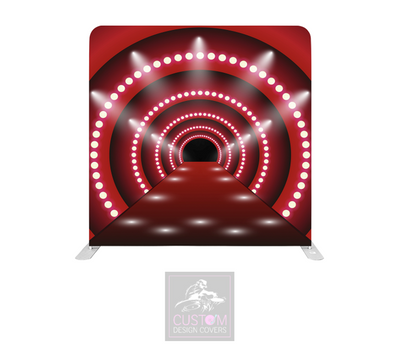 Animated Red Carpet Lycra Pillowcase Backdrop Cover