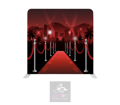 Red Carpet Lycra Pillowcase Backdrop Cover