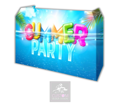 Summer Party Lycra DJ Booth Cover