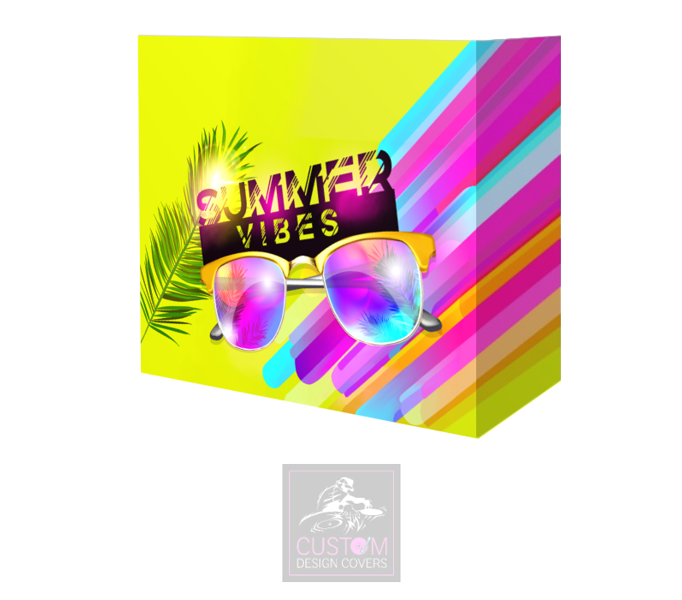 Summer Vibes Lycra DJ Booth Cover