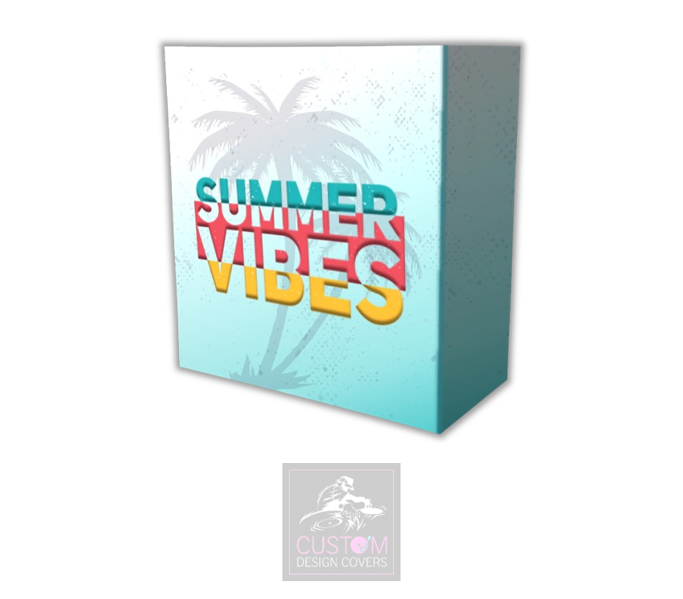Summer Vibes Lycra DJ Booth Cover