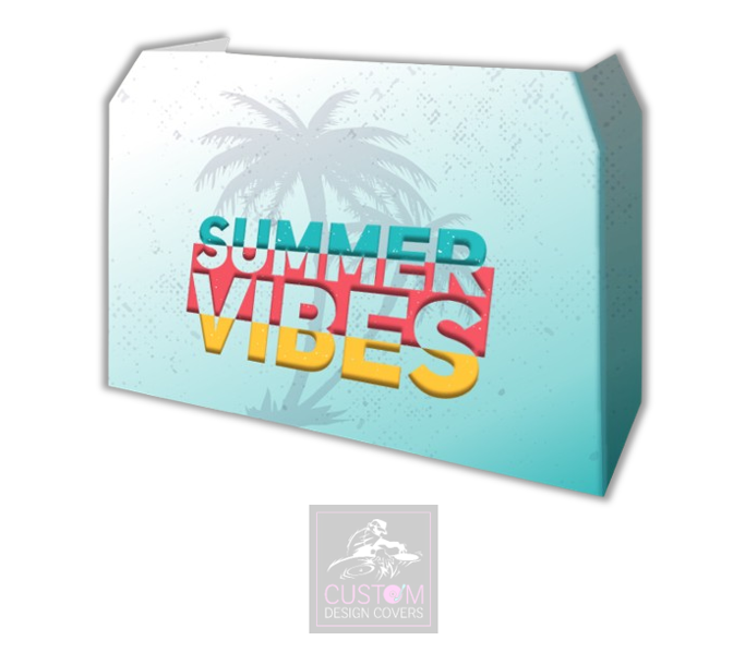 Summer Vibes Lycra DJ Booth Cover