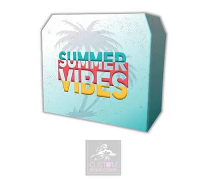 Summer Vibes Lycra DJ Booth Cover