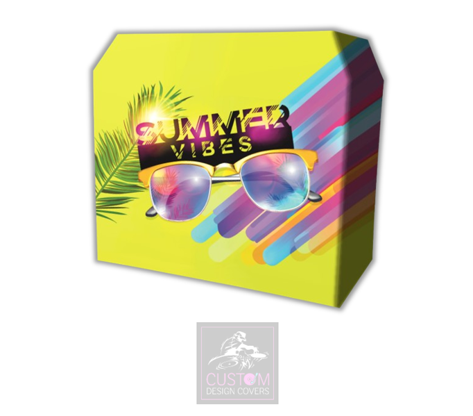 Summer Vibes Lycra DJ Booth Cover