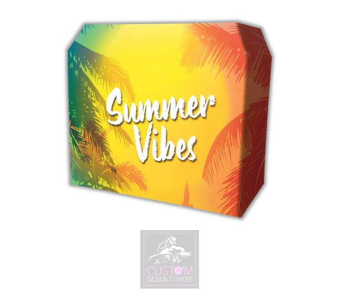 Summer Vibes Lycra DJ Booth Cover