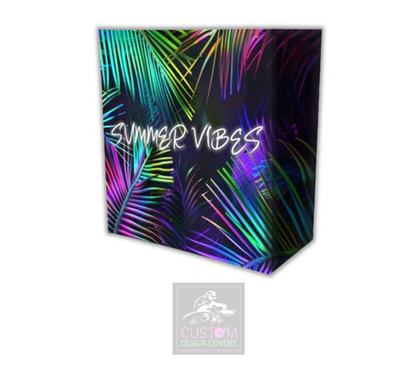 Summer Vibes Lycra DJ Booth Cover