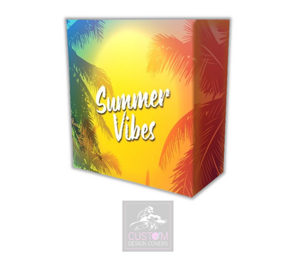 Summer Vibes Lycra DJ Booth Cover