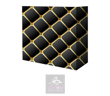 The Elegant Geometric Lycra DJ Booth Cover