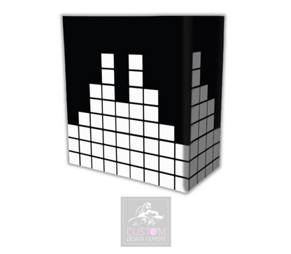 The Equalizer Lycra DJ Booth Cover (Black/White)