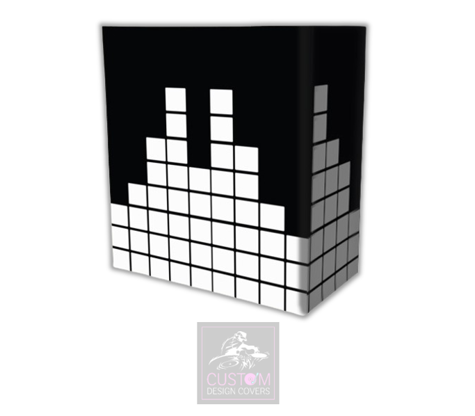 The Equalizer Lycra DJ Booth Cover (Black/White)