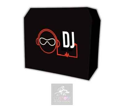 The Mix Master *ORANGE* Lycra DJ Booth Cover
