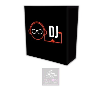 The Mix Master *ORANGE* Lycra DJ Booth Cover