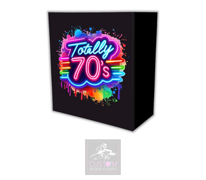 Totally 70's Lycra DJ Booth Cover 