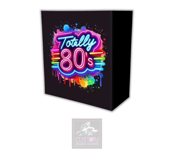 Totally 80's Lycra DJ Booth Cover 