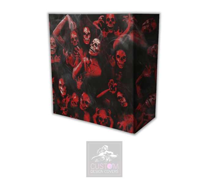Trapped Souls Halloween Lycra DJ Booth Cover 