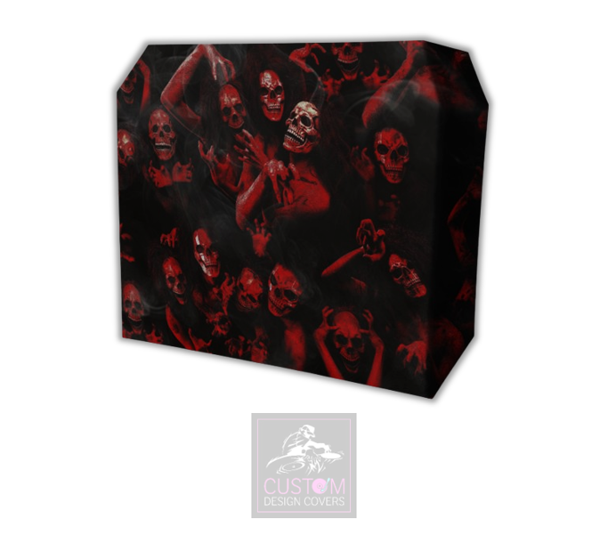 Trapped Souls Halloween Lycra DJ Booth Cover 