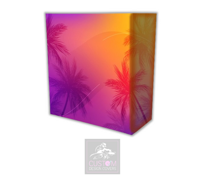 Tropical Vibes Lycra DJ Booth Cover