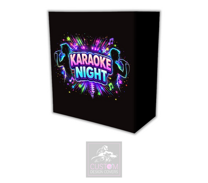 Karaoke Night Lycra DJ Booth Cover