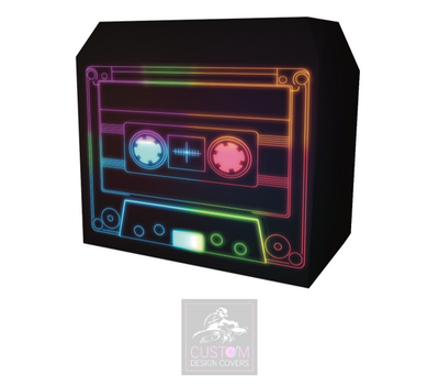 UV Effect Mixtape Lycra DJ Booth Cover 