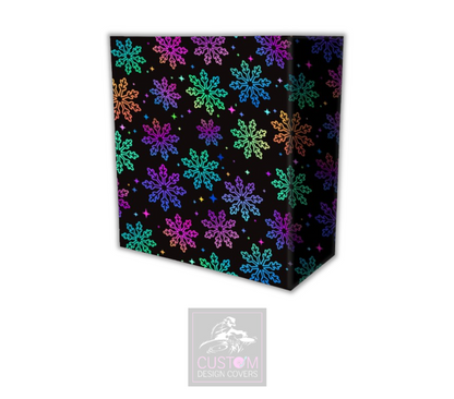 UV Effect Snowflakes Lycra DJ Booth Cover