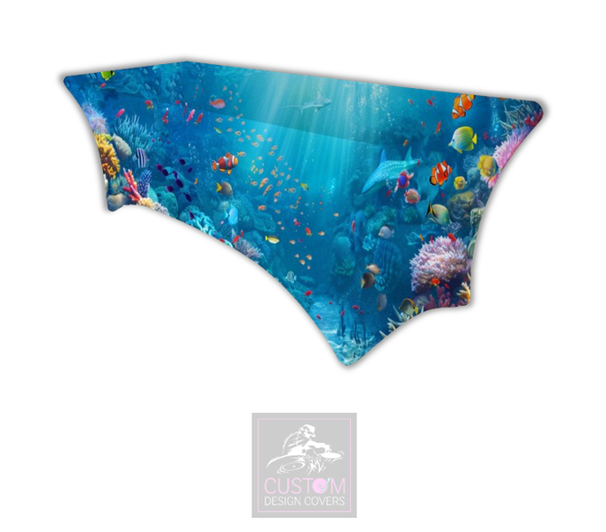 Under The Sea Lycra Table Cover