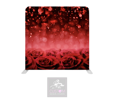 Rose Bed Lycra Pillowcase Backdrop Cover