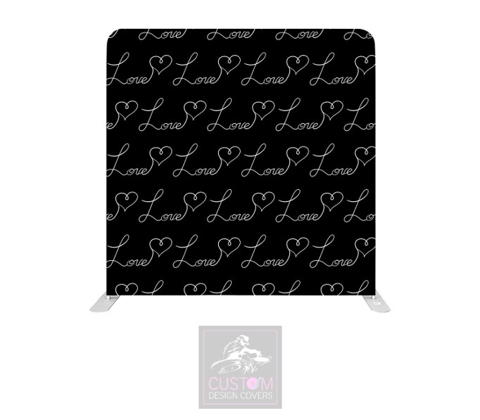 Love Lycra Pillowcase Backdrop Cover (DOUBLE SIDED)