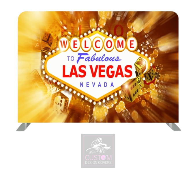 Las Vegas Lycra Pillowcase Backdrop Cover (DOUBLE SIDED)