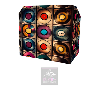 Records Lycra DJ Booth Cover