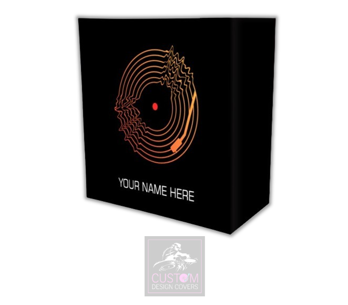 Vinyl Vibes Custom Lycra DJ Booth Cover 