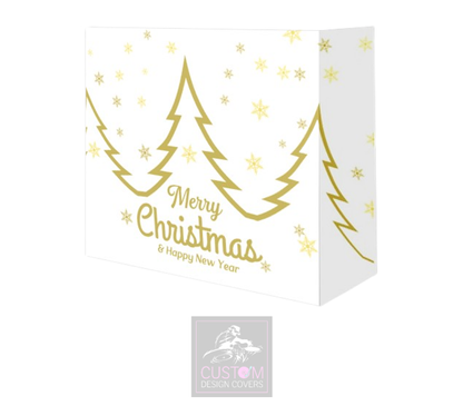 White Christmas Gold Booth Cover Combi