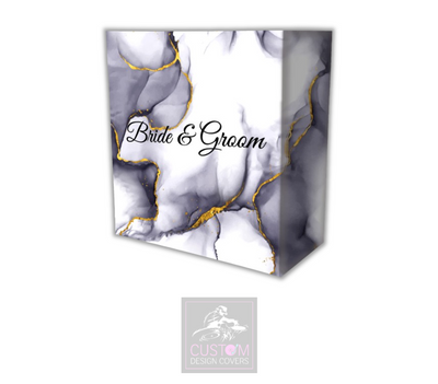 Wedding Elegance Lycra DJ Booth Cover