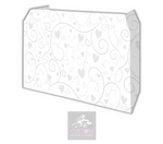 Wedding Love & Hearts Lycra DJ Booth Cover